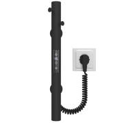 Електричний сушарка для рушників Deffi Chloe 30x400 нержавіюча сталь чорний C.MK.40.30.E.B.U.1