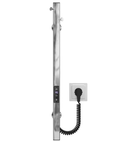 Електрична сушарка для рушників Deffi Holly 30x600 JD04 нержавіюча сталь хром C.MB.60.30.E.C.U.2