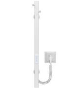 Електрична сушарка для рушників Deffi Holly 30x600 JD04 нержавіюча сталь білий C.MB.60.30.E.W.U.2