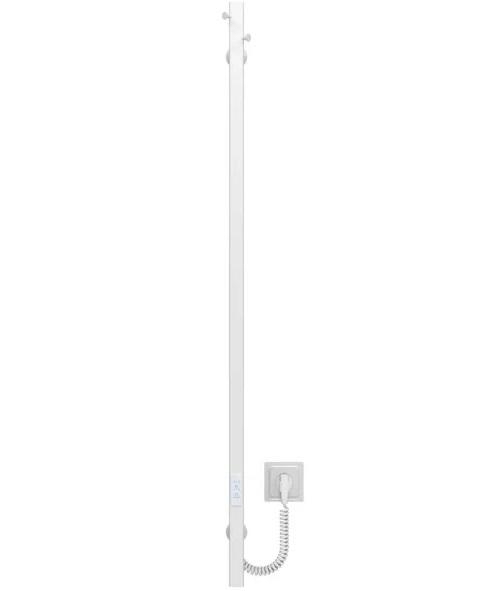 Электрический полотенцесушитель Deffi Holly 30x1200 WD04 нержавеющая сталь белый C.MB.120.30.E.W.U.4