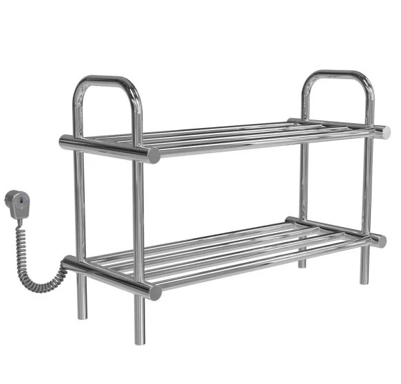 Полка для обуви электрическая Deffi 500x650 левое подключение хром C.PV.50.65.E.C.L.5