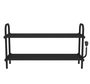 Полка для обуви электрическая Deffi 500x850 правое подключение черный C.PV.50.85.E.B.R.5