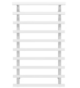 Полотенцесушитель водяной Deffi Breeze П10 400x1000 боковое левое подключение белый A.BZ.100.40.10.W.B