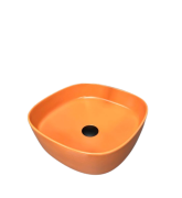 Раковина для ванной VBI Arezzo 37,5x37,5 см керамика коричневый VBI-013204