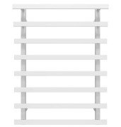 Полотенцесушитель водяной Deffi Breeze П8 400x800 боковое левое подключение белый A.BZ.80.40.8.W.B