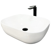 Раковина для ванної кімнати VBI Bergamo 50,5x40,5 см кераміка білий VBI-012500