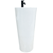 Раковина для ванної кімнати VBI Bolonia 40x40 см підлоговий кераміка білий VBI-019000