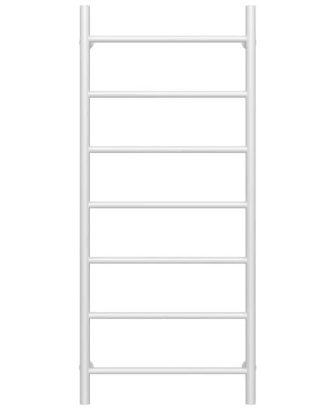 Сушка для рушників водяна Deffi Оріон П7 500х1200 бічне ліве підключення білий C.OR.120.50.7.W.B