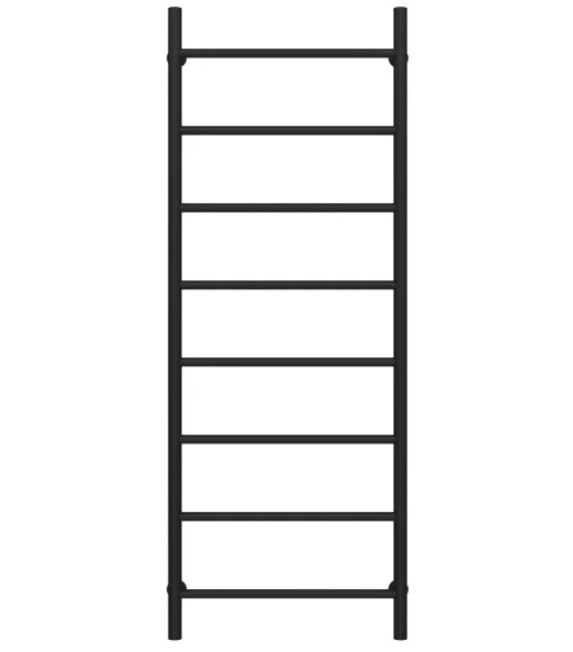 Сушка для рушників водяна Deffi Оріон П9 500х1600 бічне ліве підключення чорний C.OR.160.50.9.B.B