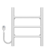Электрический полотенцесушитель Deffi Орион П3 200х400 левое подключение белый C.OR.40.20.3.E.W.L.5