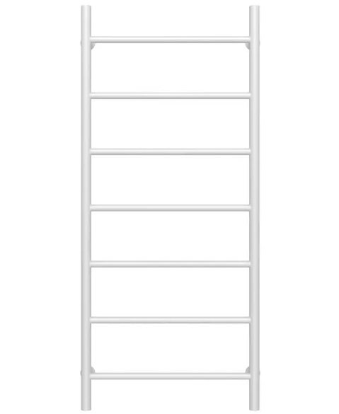 Полотенцесушитель водяной Deffi Орион П7 500х1200 боковое правое подключение белый C.OR.120.50.7.W.C