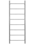 Сушка для рушників водяна Deffi Оріон П8 500х1400 бічне ліве підключення хром C.OR.140.50.8.C.B