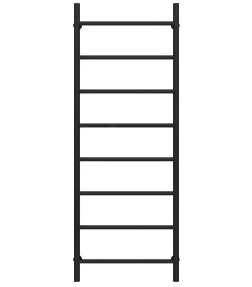 Полотенцесушитель водяной Deffi Орион П8 500х1400 боковое левое подключение черный C.OR.140.50.8.B.B