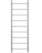 Сушка для рушників водяна Deffi Оріон П9 500х1600 бічне ліве підключення хром C.OR.160.50.9.C.B