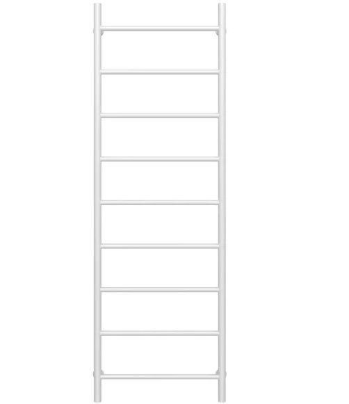 Полотенцесушитель водяной Deffi Орион П9 500х1600 боковое левое подключение белый C.OR.160.50.9.W.B