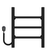 Електрична сушарка для рушників Deffi Оріон П3 200х400 ліве підключення чорний C.OR.40.20.3.E.B.L.5