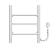 Электрический полотенцесушитель Deffi Орион П3 200х400 правое подключение белый C.OR.40.20.3.E.W.R.5