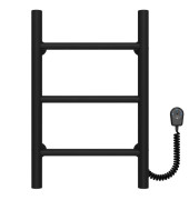 Электрический полотенцесушитель Deffi Орион П3 200х500 правое подключение черный C.OR.50.20.3.E.B.R.5