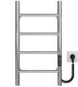 Електрична сушарка для рушників Deffi Оріон П4 200х600 праве підключення JD03 хром C.OR.60.20.4.E.C.R.1