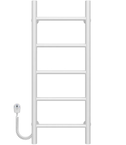 Электрический полотенцесушитель Deffi Орион П5 200х800 левое подключение белый C.OR.80.20.5.E.W.L.5