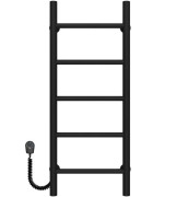 Электрический полотенцесушитель Deffi Орион П5 200х800 левое подключение черный C.OR.80.20.5.E.B.L.5