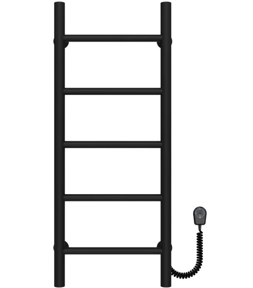 Електрична сушарка для рушників Deffi Оріон П5 200х800 праве підключення чорний C.OR.80.20.5.E.B.R.5