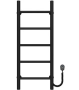 Електрична сушарка для рушників Deffi Оріон П5 200х800 праве підключення чорний C.OR.80.20.5.E.B.R.5