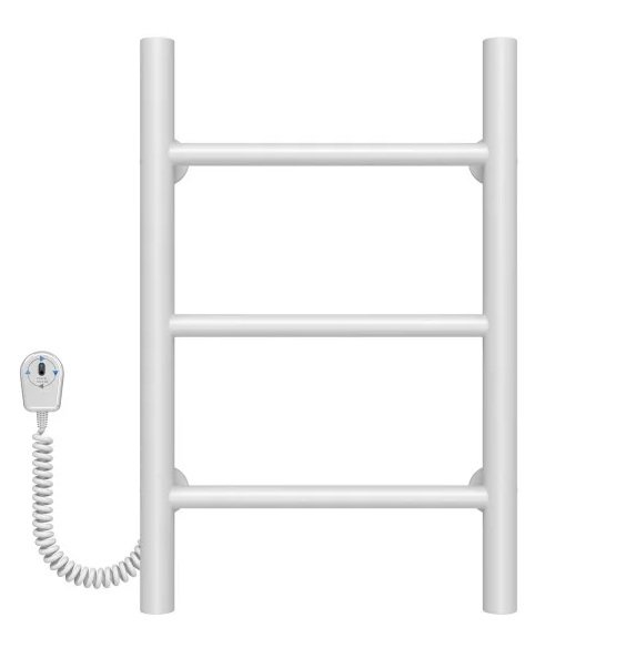 Электрический полотенцесушитель Deffi Орион П3 200х500 левое подключение белый C.OR.50.20.3.E.W.L.5