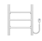 Електрична сушарка для рушників Deffi Оріон П3 200х400 правильне підключення білий C.OR.40.20.3.E.W.R.5