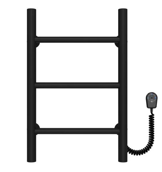 Електрична сушарка для рушників Deffi Оріон П3 200х500 праве підключення чорний C.OR.50.20.3.E.B.R.5