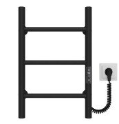 Електрична сушарка для рушників Deffi Оріон П3 200х500 праве підключення JD03 чорний C.OR.50.20.3.E.B.R.1