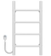 Електрична сушарка для рушників Deffi Оріон П4 200х600 ліве підключення білий C.OR.60.20.4.E.W.L.5