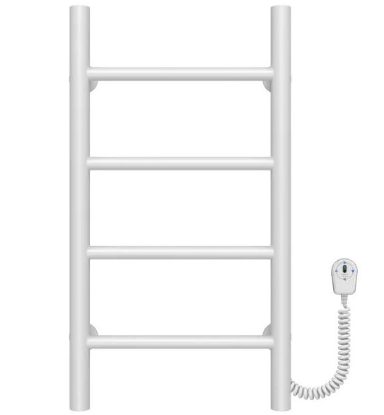 Электрический полотенцесушитель Deffi Орион П4 200х600 правое подключение белый C.OR.60.20.4.E.W.R.5