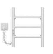 Электрический полотенцесушитель Deffi Орион П3 200х400 левое подключение WD03 белый C.OR.40.20.3.E.W.L.3