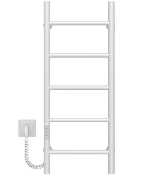 Електрична сушарка для рушників Deffi Оріон П5 200х800 ліве підключення WD03 білий C.OR.80.20.5.E.W.L.3