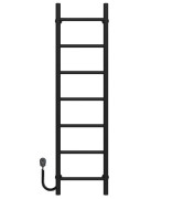 Електрична сушарка для рушників Deffi Оріон П7 200х1200 ліве підключення чорний C.OR.120.20.7.E.B.L.5