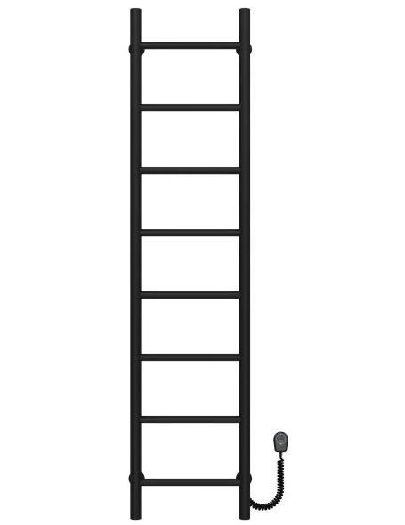 Электрический полотенцесушитель Deffi Орион П8 200х1400 правое подключение черный C.OR.140.20.8.E.B.R.5