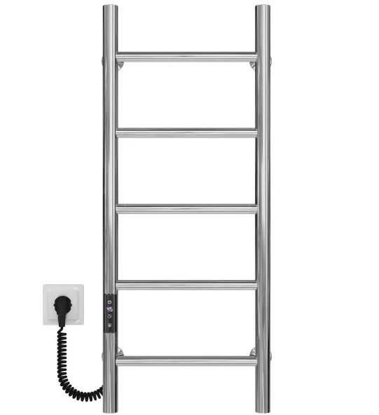 Електрична сушарка для рушників Deffi Орион П5 200х800 левое подключение JD03 хром C.OR.80.20.5.E.C.L.1