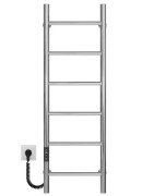 Электрический полотенцесушитель Deffi Орион П6 200х1000 левое подключение JD03 хром C.OR.100.20.6.E.C.L.1