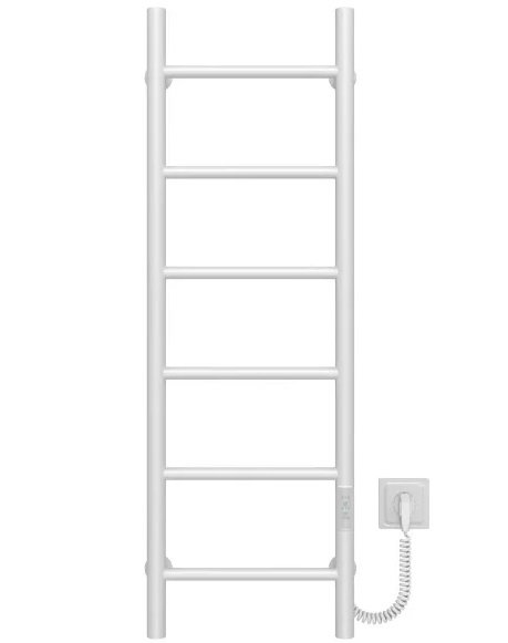 Електрична сушарка для рушників Deffi Оріон П6 200х1000 праве підключення WD03 білий C.OR.100.20.6.E.W.R.3
