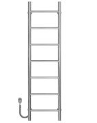 Електрична сушарка для рушників Deffi Оріон П7 200х1200 ліве підключення хром C.OR.120.20.7.E.C.L.5