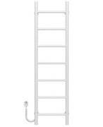 Электрический полотенцесушитель Deffi Орион П7 200х1200 левое подключение белый C.OR.120.20.7.E.W.L.5