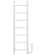 Электрический полотенцесушитель Deffi Орион П7 200х1200 правое подключение белый C.OR.120.20.7.E.W.R.5