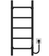 Электрический полотенцесушитель Deffi Орион П5 200х800 правое подключение JD03 черный C.OR.80.20.5.E.B.R.1