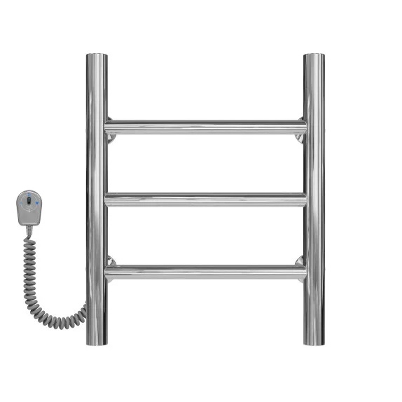 Електрична сушарка для рушників Deffi Оріон П3 300х400 ліве підключення хром C.OR.40.30.3.E.C.L.5