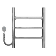 Электрический полотенцесушитель Deffi Орион П3 300х400 левое подключение хром C.OR.40.30.3.E.C.L.5