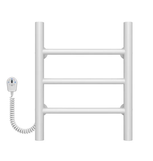 Електрична сушарка для рушників Deffi Оріон П3 300х400 ліве підключення білий C.OR.40.30.3.E.W.L.5