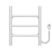 Электрический полотенцесушитель Deffi Орион П3 300х400 правое подключение белый C.OR.40.30.3.E.W.R.5