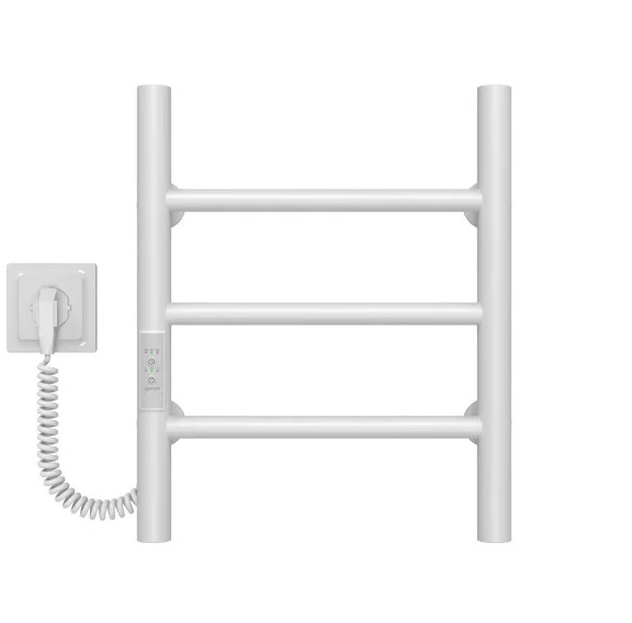 Электрический полотенцесушитель Deffi Орион П3 300х400 левое подключение WD03 белый C.OR.40.30.3.E.W.L.3