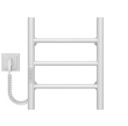 Електрична сушарка для рушників Deffi Оріон П3 300х400 ліве підключення WD03 білий C.OR.40.30.3.E.W.L.3